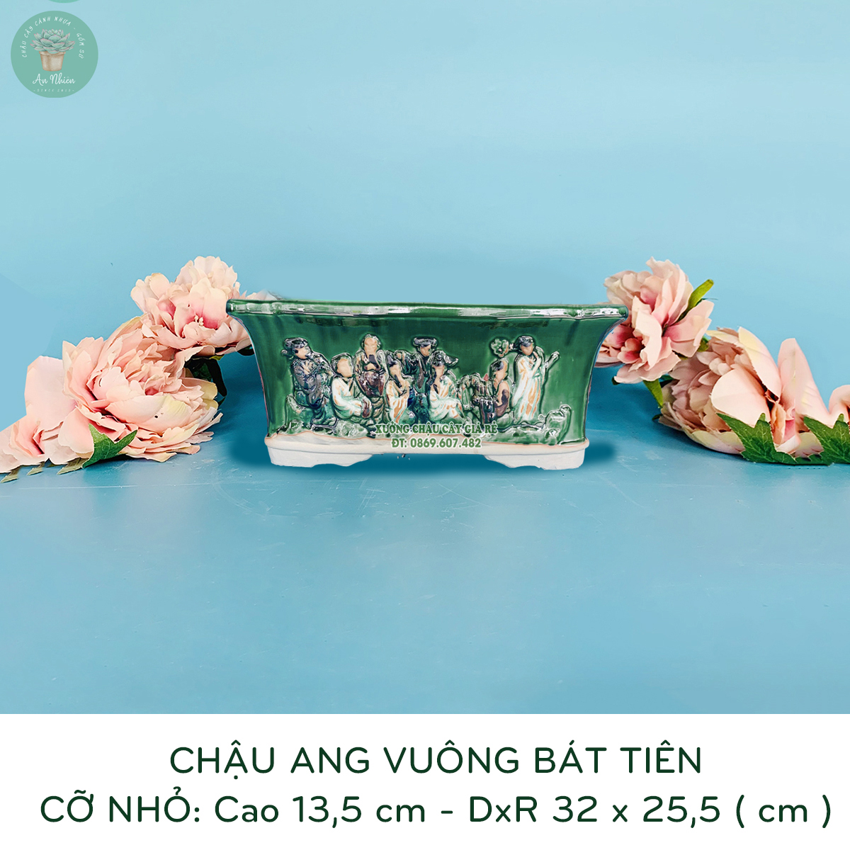 Mua chau su ang bat tien mieng chu nhat hoa tiet noi gia re 2 2